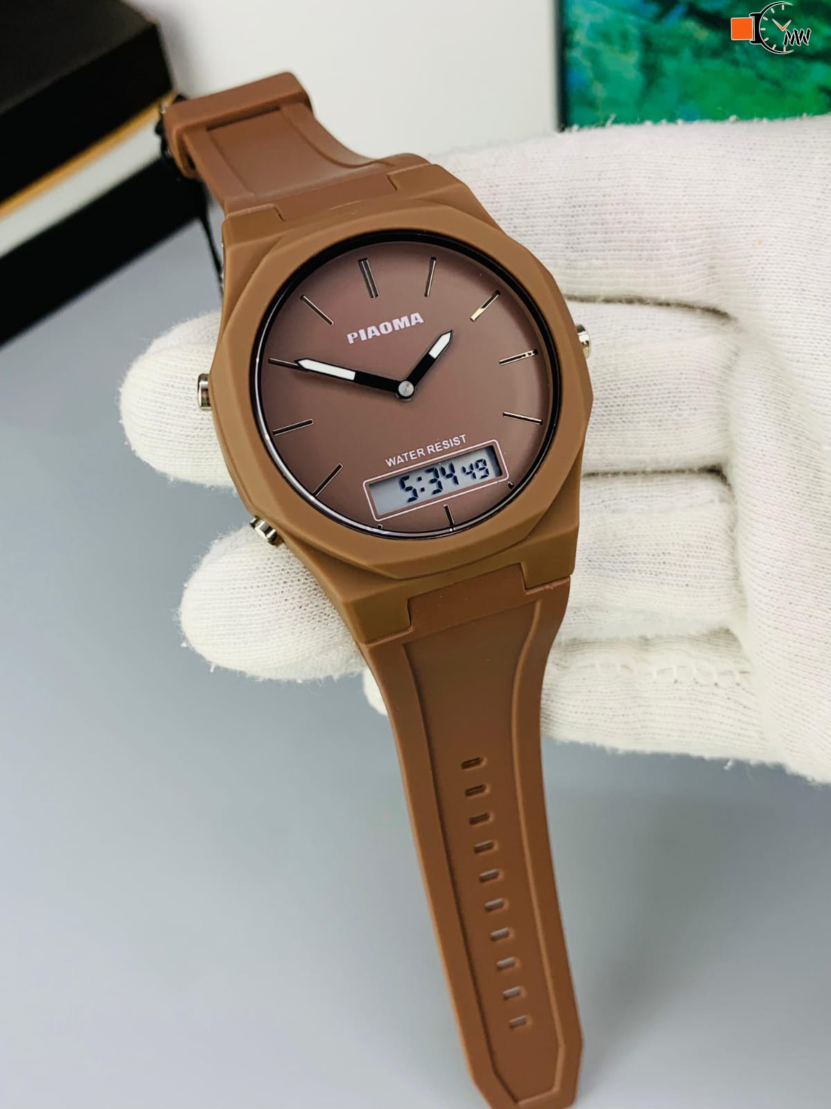 FIAOMA Minimalist Analog-Digital Watch – Water Resistant